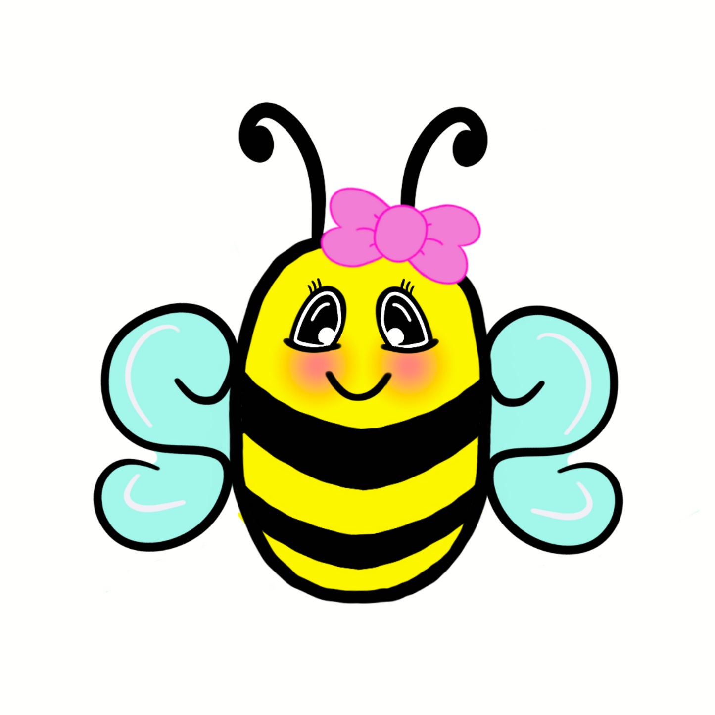 Mascot Bee with Bow