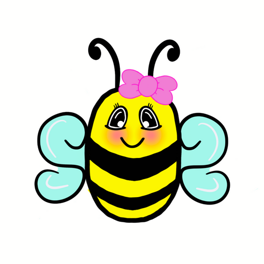 Mascot Bee with Bow